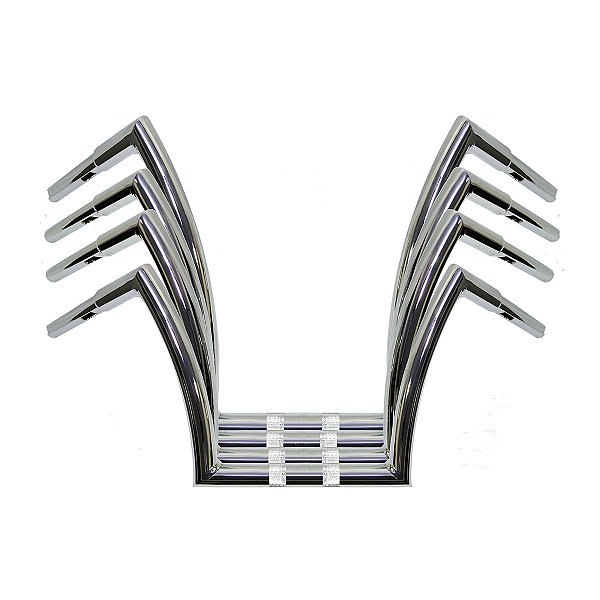 Guidão APE HANGER Seca Sovaco (Curvo 1.1/4" - sem redução no Riser) para Harley-Davidson