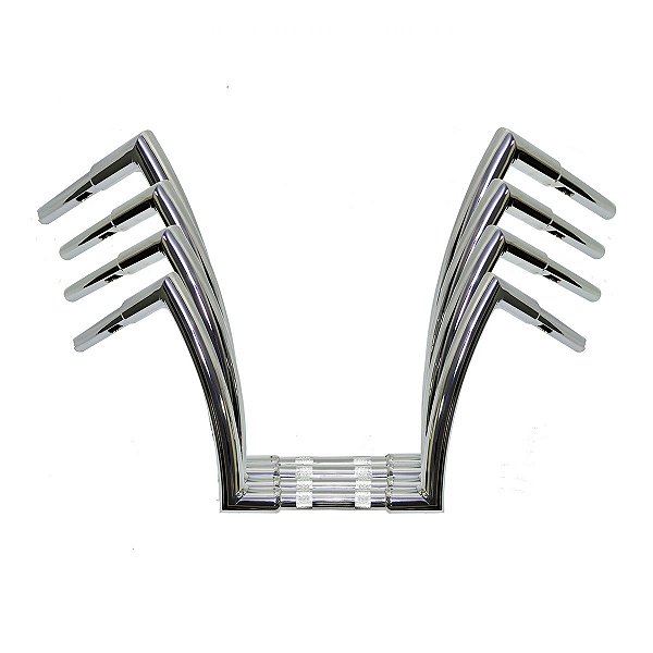 Guidão APE HANGER Seca Sovaco (Curvo 1.1/4" - com redução no Riser) para Harley-Davidson