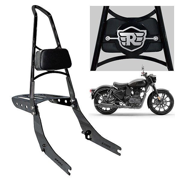 Sissy Bar Destacável Alto para CLASSIC 350 Royal Enfield