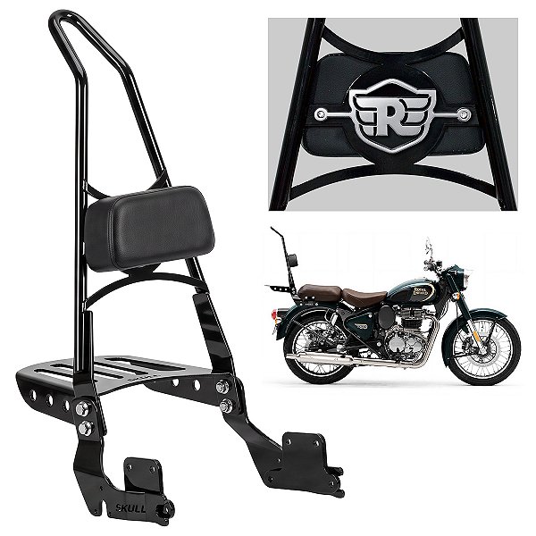 Sissy Bar Destacável Alto para CLASSIC 350 Royal Enfield