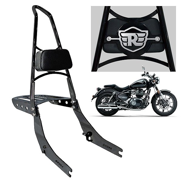 Sissy Bar Destacável Alto para SUPER METEOR 650 Royal Enfield
