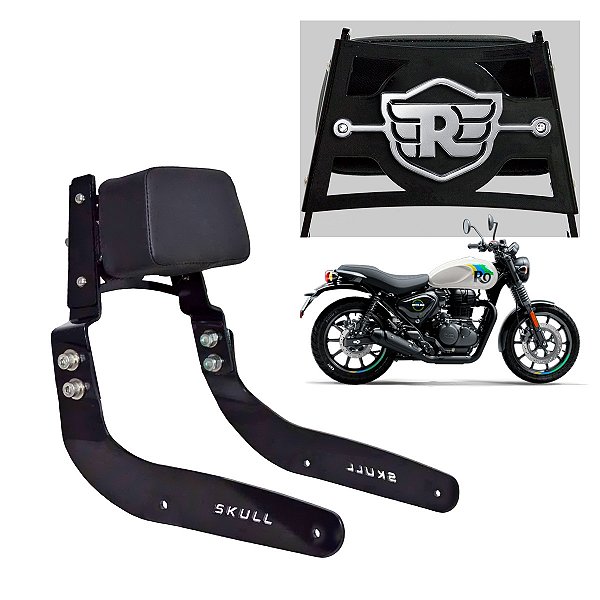 Sissy Bar Fixo Baixo para HUNTER 350 Royal Enfield