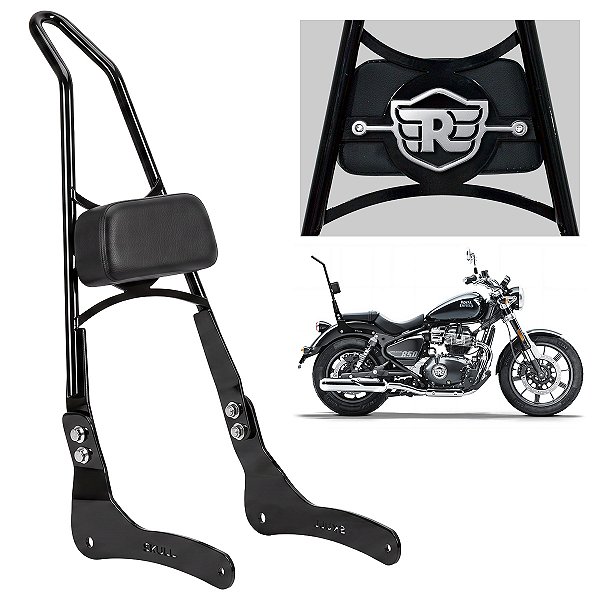 Sissy Bar Fixo Alto para SUPER METEOR 650 Royal Enfield
