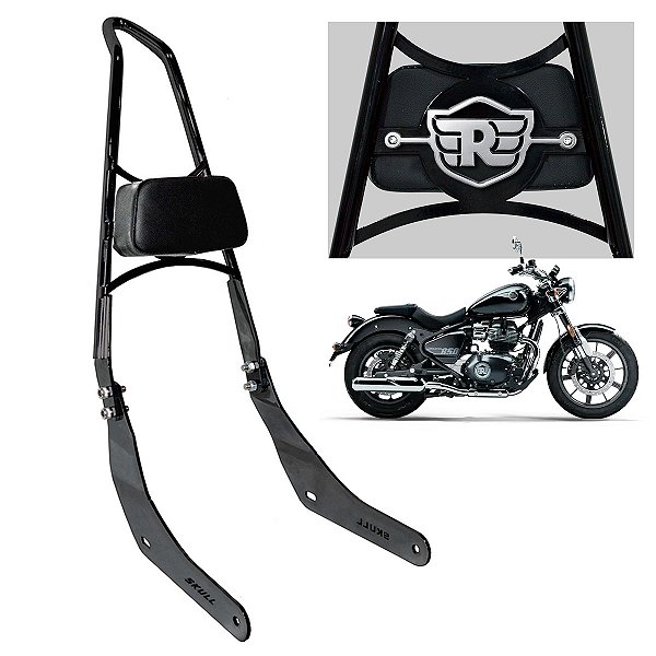 Sissy Bar Fixo Alto para SUPER METEOR 650 Royal Enfield