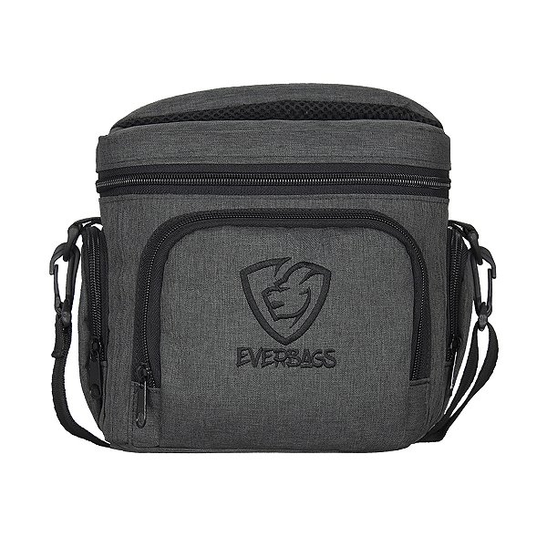 Bolsa Térmica Master Cinza Escuro Logo Bordado