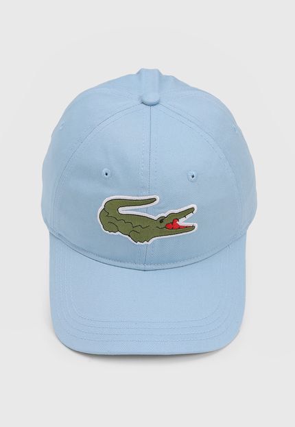 Boné Lacoste Big Croc Aba Curva Logo Frontal