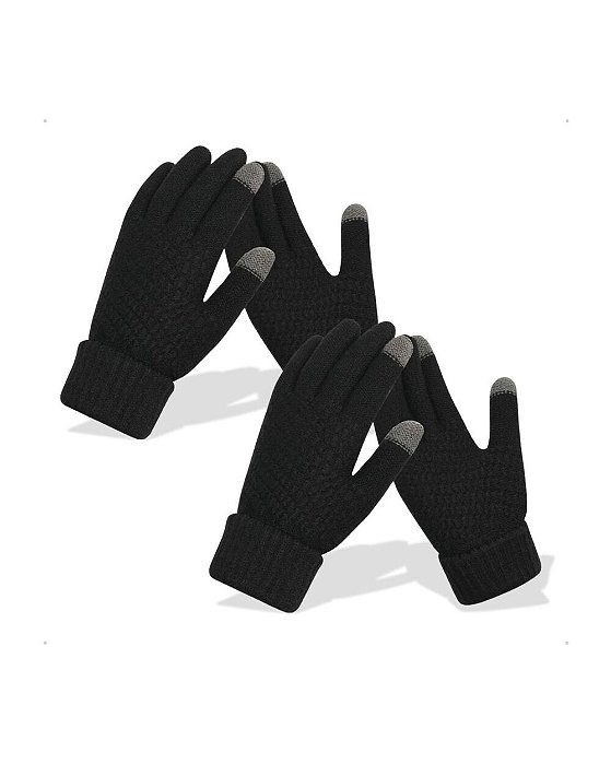 Kit 2 Pares de Luva Touch Screen Inverno