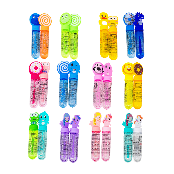 Kit 24 Lança Bolha de Sabão Aniversario