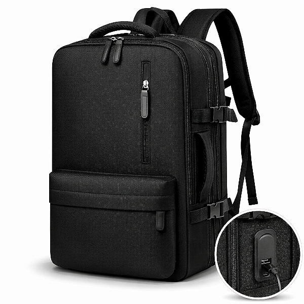 Mochila Impermeável Porta Notebook Expansiva