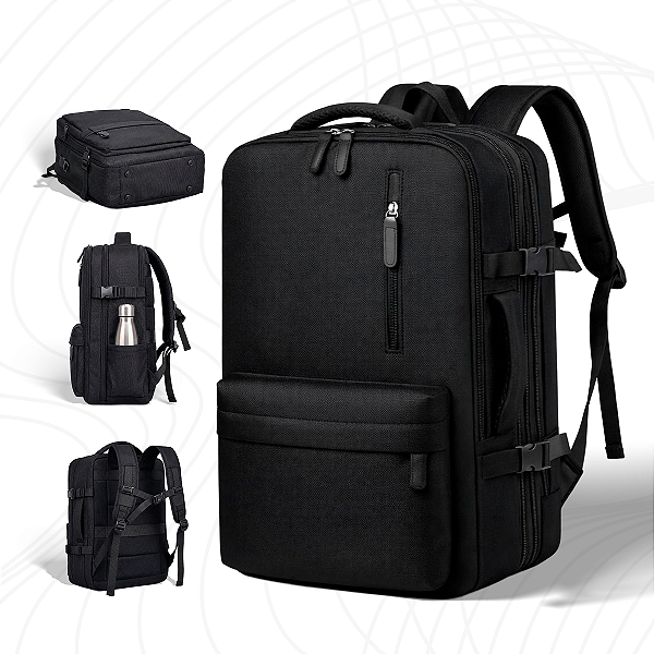 Mochila Impermeável Porta Notebook Expansiva