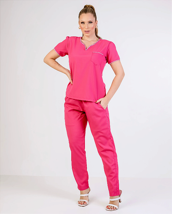 Conjunto Scrub Lya Princess Pink