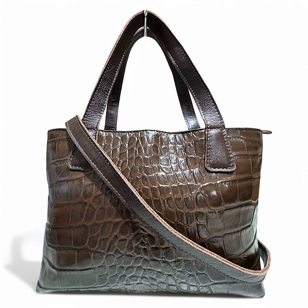 Bolsa Tote Clássica Croco