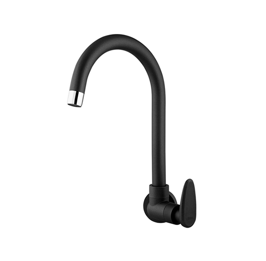 TORNEIRA PAREDE ALLURE DECORE PRETO FOSCO VIQUA 1170321