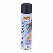 TINTA SPRAY MUNDIAL PRETO FOSCO 400ML