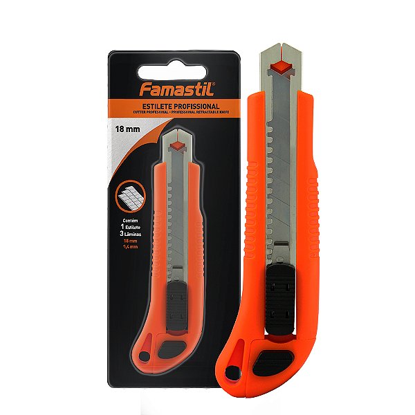 ESTILETE PROFISSIONAL 18MM FAMASTIL