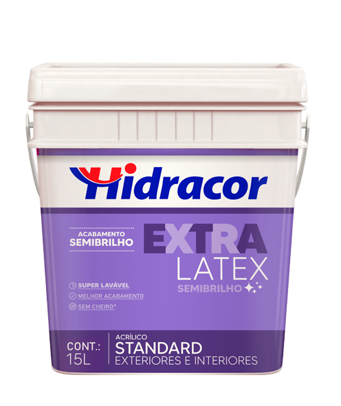 TINTA EXTRALATEX SEMI-BRILHO 15L BRANCO GELO HIDRACOR