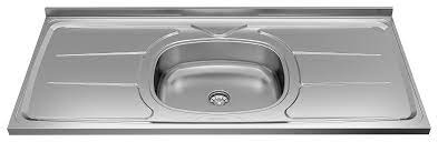 PIA INOX 1.20X0.53 C/ESCORREDOR GHELPLUS