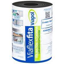 FITA MULTIUSO VIAFLEX SLEEVE 20CMX10M ALUMINIO VIAPOL