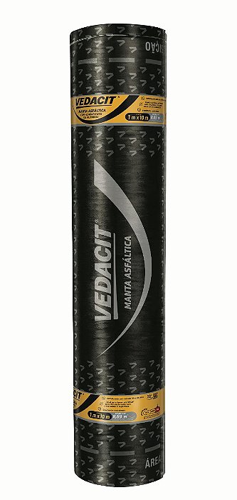 MANTA ASFALTICA GLASS 3MMX1M METRO VEDACIT