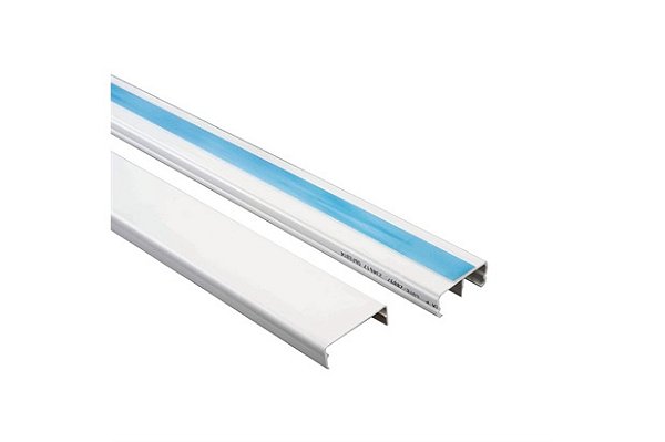 CANALETA 20MM C/DUPLA FACE BRANCA PLASBOHN