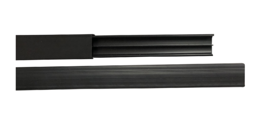 CANALETA 20MM C/DUPLA FACE PRETA PLASBOHN