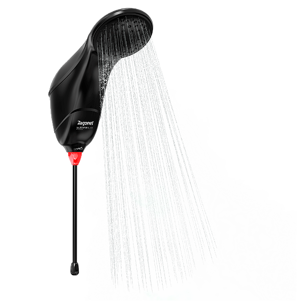 CHUVEIRO ELETRICO ZAGONEL SUBLIME BLACK ELETRONICO 4400W 220V