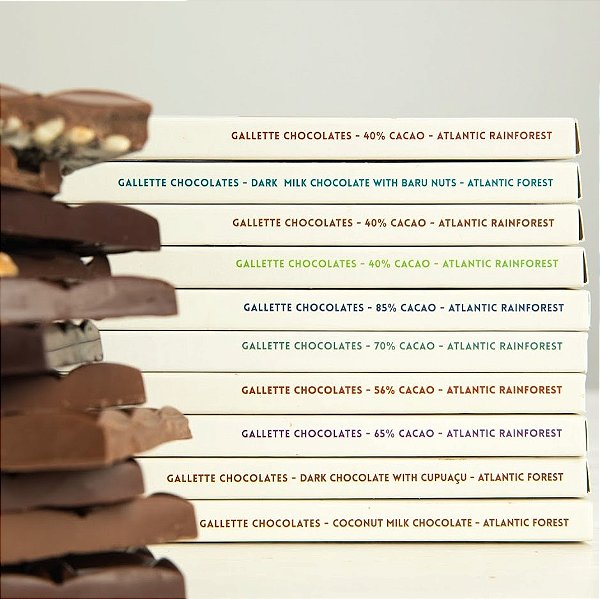 Kit 9 Barras de Chocolate