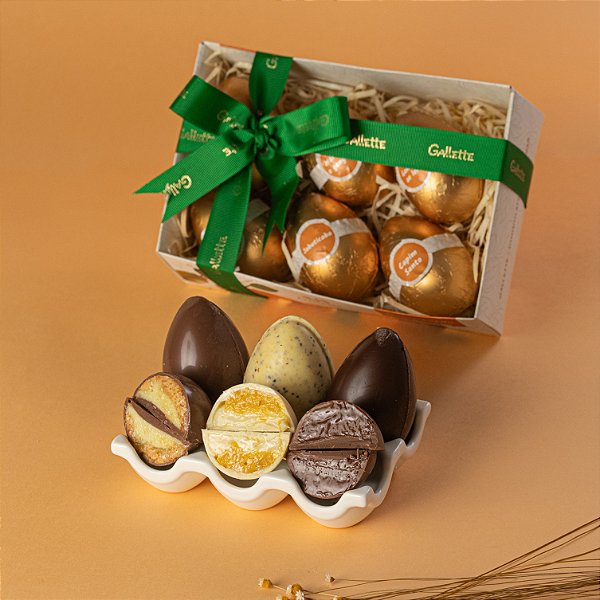 Caixa Degustação - Seis Ovos de Galinha Cremosos (360g)