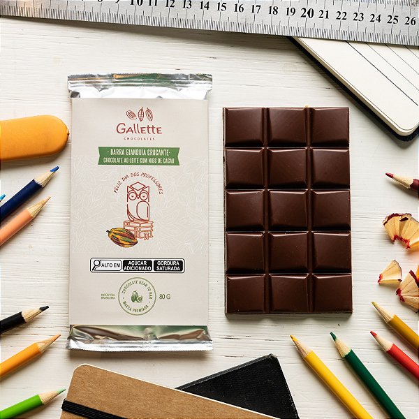 Barra Corujinha Gourmet - Gianduia Crocante
