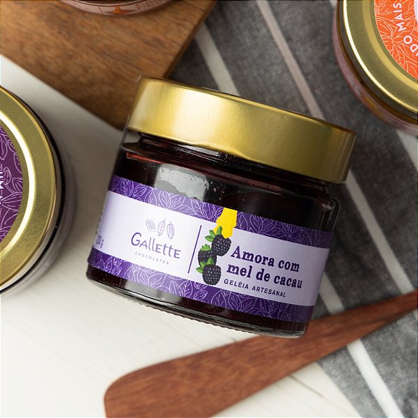 Geléia de Amora com Mel de Cacau