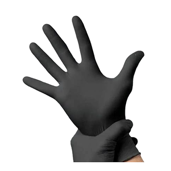 Luva Nitrílica Preta GG 100 un CA: 44.034 Vabene