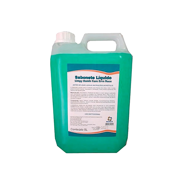 Sabonete perolado Limpy Hands Erva Doce 5 Litros Marqui