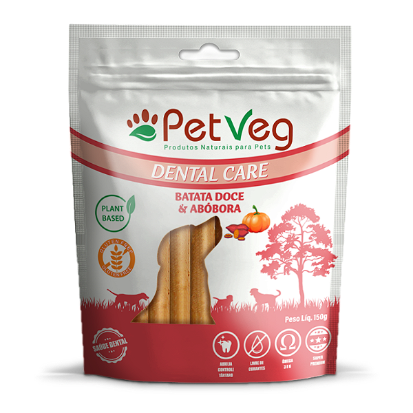 Dental Care PetVegan Batata Doce e Abobora