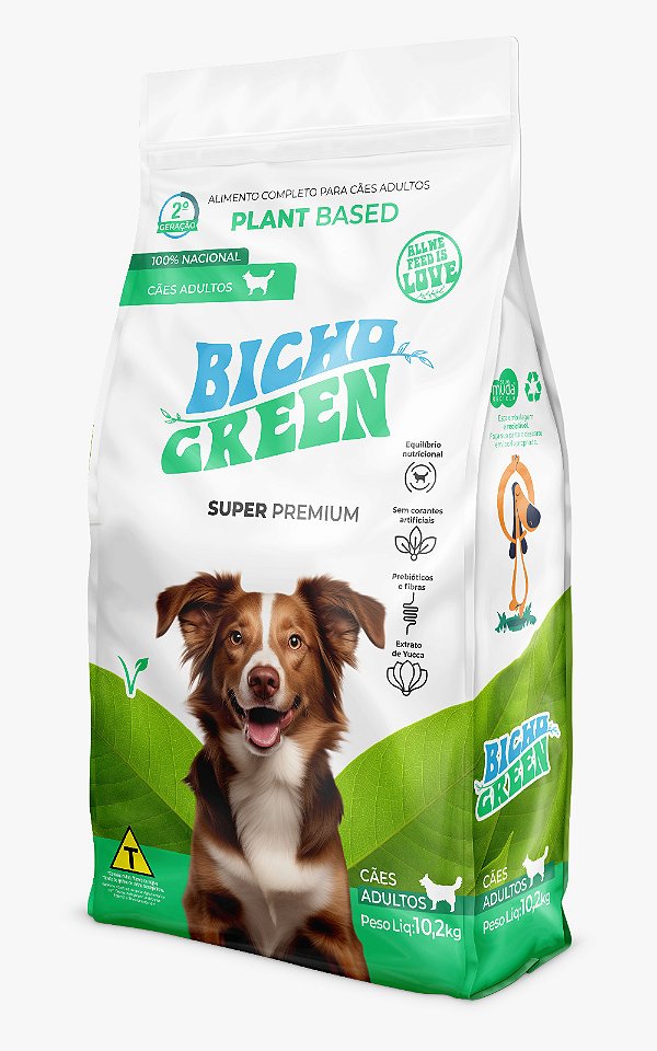 Ração Bicho Green Cães 10.2kg