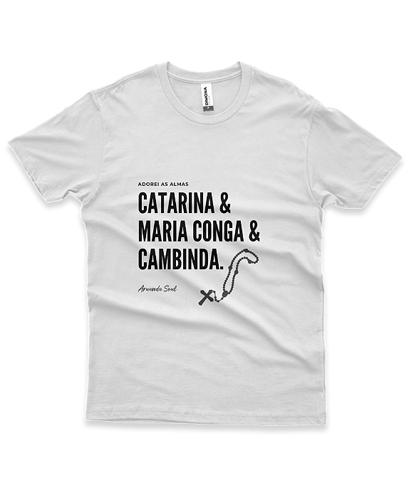 Camiseta básica Masculina Salve as Pretas Velhas