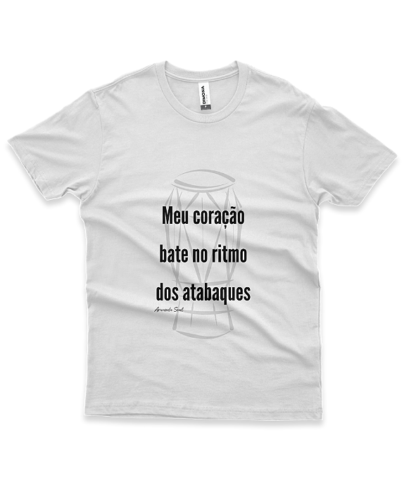 Camiseta básica Masculina Atabaque