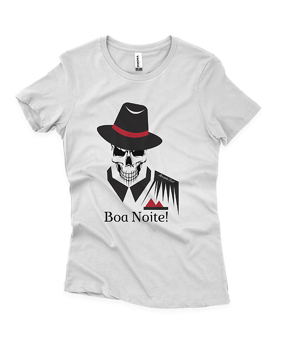 Camiseta básica Feminina Exu Caveira