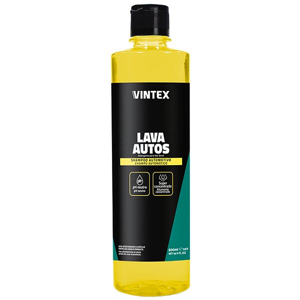 Lava Autos Neutro Concentrado  Shampoo Automotivo 500ML - Vintex