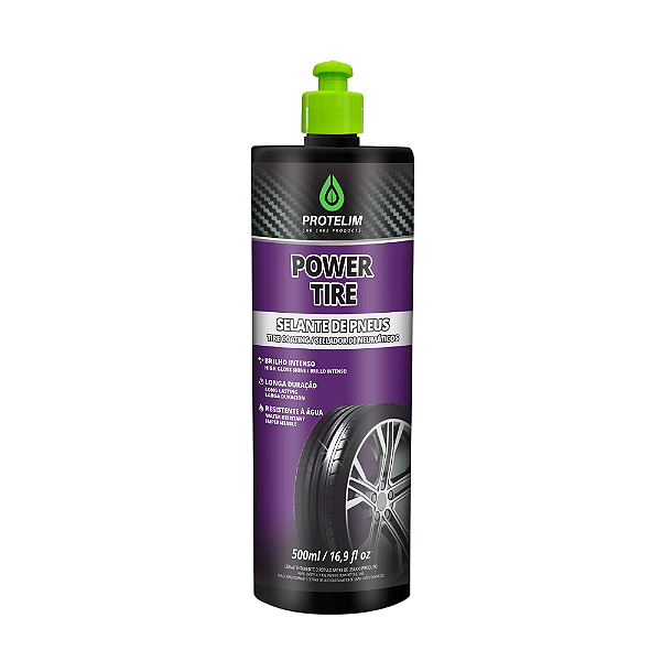 Power Tire Pretinho Pneu Selante  500ml - Protelim