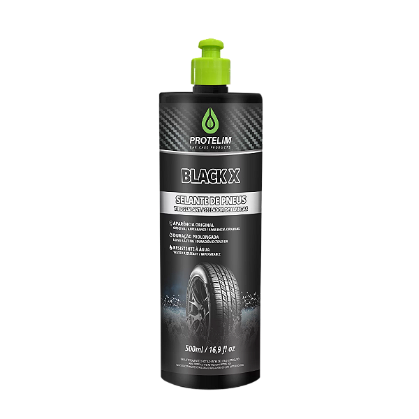 Black X – Pretinho Selante Pneus 500ML - Protelim