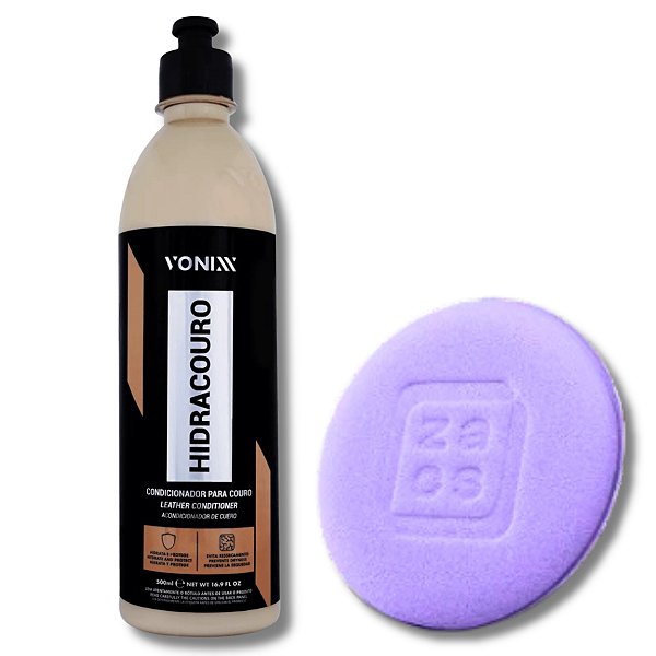 Hidracouro Hidratante De Couro Diamond 500ml + Aplicador Espuma