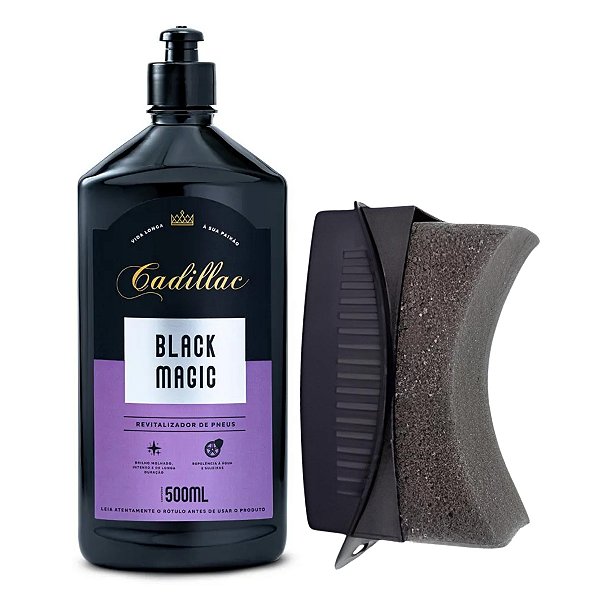 Black Magic Revitalizador Pneu Pretinho 500ML + Aplicador Pretinho