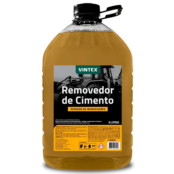 Removedor Cimentos Limpeza Chassi Betoneira  5L - Vintex