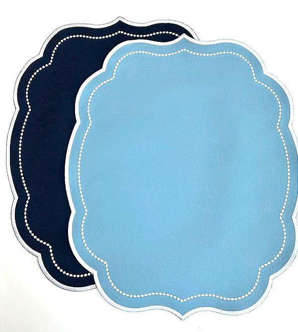 Jogo Americano Retangular Dupla Face Pontilhado