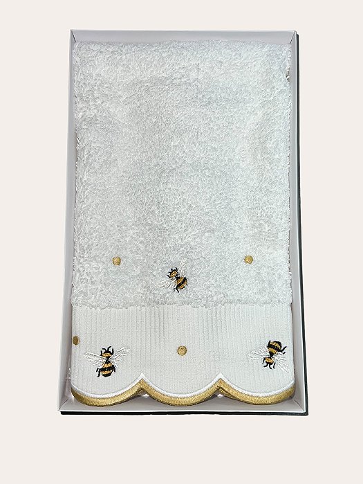 Toalha de Lavabo Felpa Ciranda de Abelhas