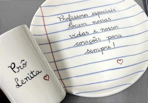 Kit Professor Caneca + Prato