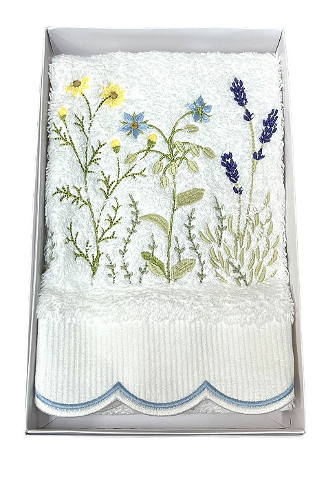 Toalha de Lavabo Felpa Jardim dos Sonhos