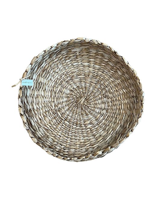 Cesto Redondo 45cm em Palha