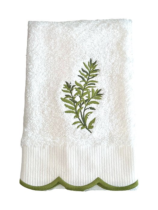 Toalha de Lavabo Felpa Alecrim