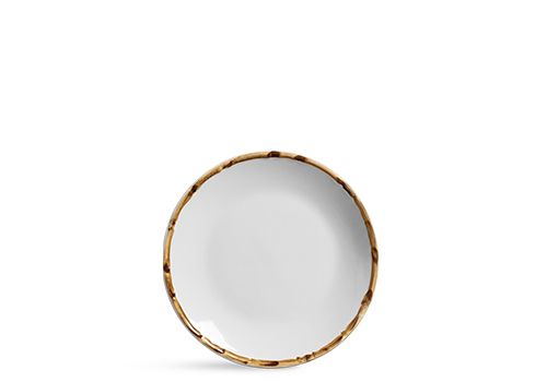 Conjunto com 6 Unidades de Prato Sobremesa Bambu - 20cm